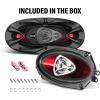 imageBOSS Audio Systems CH4330 4 x 10 Inch Car Door Speakers  400 Watts Max per pair Coaxial 3Way Full Range 4 Ohms Sold in Pairs