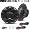 imageBOSS Audio Systems CH6520 65 Inch Car Speakers  250 Watts Max 2 Way Full Range 1 Inch Tweeter Coaxial Sold in Pairs65 Black  2Way