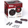 imageBOSS Audio Systems CH6520B Chaos Series 65 Inch Car Stereo Door Speakers  250 Watts Max 2 Way Full Range Audio 1 Inch Tweeter Coaxial Sold in Pairs65 Red  3Way