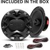 imageBOSS Audio Systems CH6520B Chaos Series 65 Inch Car Stereo Door Speakers  250 Watts Max 2 Way Full Range Audio 1 Inch Tweeter Coaxial Sold in Pairs65 Black  3Way