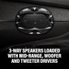 imageBOSS Audio Systems CH6930B Chaos Series 6 x 9 Inch Car Stereo Door Speakers  400 Watts Max 3 Way Full Range Audio Tweeters Coaxial Sold in Pairs6x9 Black  3Way