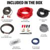 imageBOSS Audio Systems KIT20 0 Gauge Amplifier Installation Wiring Kit  A Car Amplifier Wiring Kit Helps You Make Connections and Brings Power to Your Radio Subwoofers and Speakers0 Gauge