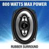 imageBOSS Audio Systems NX654 Onyx Series 65 Inch Car Door Speakers  400 Watts per pair Coaxial 4 Way Full Range 4 Ohms Sold in Pairs Bocinas Para Carro6 x 9 4Way