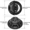 imageBOSS Audio Systems NX654 Onyx Series 65 Inch Car Door Speakers  400 Watts per pair Coaxial 4 Way Full Range 4 Ohms Sold in Pairs Bocinas Para Carro65 4Way