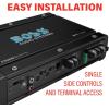 imageBOSS Audio Systems OX15KM Onyx Series Car Audio Subwoofer Amplifier  1500 High Output Class AB 24 Ohm LowHigh Level Inputs Low Pass Crossover MOSFET Power Monoblock Full Range1500W Monoblock