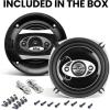imageBOSS Audio Systems P554C Phantom Series 525 Inch Car Stereo Door Speakers  300 Watts Max 4 Way Full Range Audio Tweeters Coaxial Sold in Pairs525 4Way