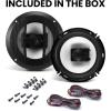 imageBOSS Audio Systems R94 Riot Series 6 x 9 Inch Car Stereo Door Speakers  500 Watts Max 4 Way Full Range Tweeters Coaxial Sold in Pairs65 3Way