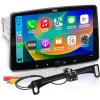 imageBOSS Audio Systems BVCP9700ACFL Car Stereo System  Apple CarPlay Android Auto Single Din With 7 Inch Touchscreen Bluetooth and Calling Head Unit Radio Receiver No CD Player Backup Camera9 Inch