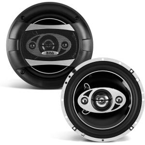 imageBOSS Audio Systems P554C Phantom Series 525 Inch Car Stereo Door Speakers  300 Watts Max 4 Way Full Range Audio Tweeters Coaxial Sold in Pairs65 4Way
