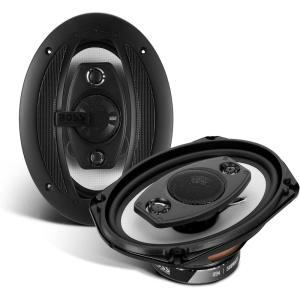 imageBOSS Audio Systems R94 Riot Series 6 x 9 Inch Car Stereo Door Speakers  500 Watts Max 4 Way Full Range Tweeters Coaxial Sold in Pairs6 x 9 4Way