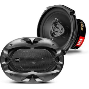 imageBOSS Audio Systems CH6940 6x9 Inch Car Door Speakers  500 Watts Max Coaxial 4 Way Full Range 4 Ohms Sold in Pairs Bocinas Para Carro6x9 Black  3Way
