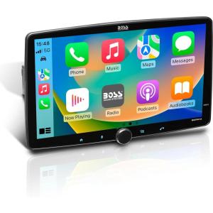 imageBOSS Audio Systems BCPA8 Single DIN Car Stereo Wireless Apple CarPlay Android Auto 8 Inch Touchscreen Bluetooth AMFM Radio ReceiverBCPA14