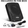 imageBOSS Audio Systems BAB8 8 Inch Powered Subwoofer Car Audio  800 Watts Max Single 26 Ohm Voice Coil Built in AmpBAB8 8 800W