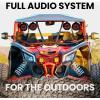imageBOSS Audio Systems UNI4RGB ATV UTV Marine Boat IPX5 Weatherproof 4 Inch Stereo Wake Tower Speakers x4 And 4 Channel Weatherproof Bluetooth Amplifier