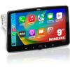 imageBOSS Audio Systems BCPA8W Car Stereo  Wireless Apple CarPlay ampamp Android Auto Single Din 8 Inch Touchscreen Bluetooth No CD DVD Player AMFM Radio Receiver9 Inch Wireless