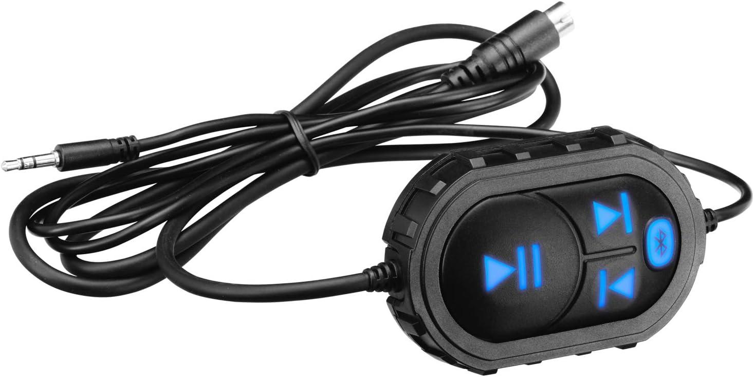 imageBOSS Audio Systems B62RGB ATV UTV Marine Boat Stereo 65 Inch Wake Tower Speakers  IPX5 Weatherproof Bluetooth Builtin Amplifier