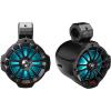 imageBOSS Audio Systems B62RGB ATV UTV Marine Boat Stereo 65 Inch Wake Tower Speakers  IPX5 Weatherproof Bluetooth Builtin Amplifier