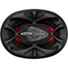 imageBOSS Audio Systems CH4620 4 x 6 Inch Car Door Speakers  200 Watts Max Coaxial 2 Way Full Range 4 Ohms Sold in Pairs Bocinas Para Carro4x6 Red