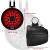 imageBOSS Audio Systems MPWT60RGB ATV Marine Boat 65 Inch Stereo Wake Tower Speakers  IPX6 Weatherproof Multi Color Illumination Golf Cart Compatible